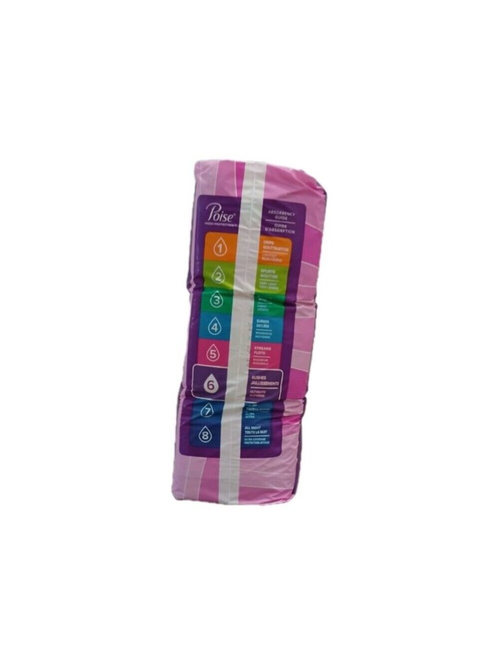 New Poise Fresh Protection Supreme Long Pads 27 count - Picture 4 of 4